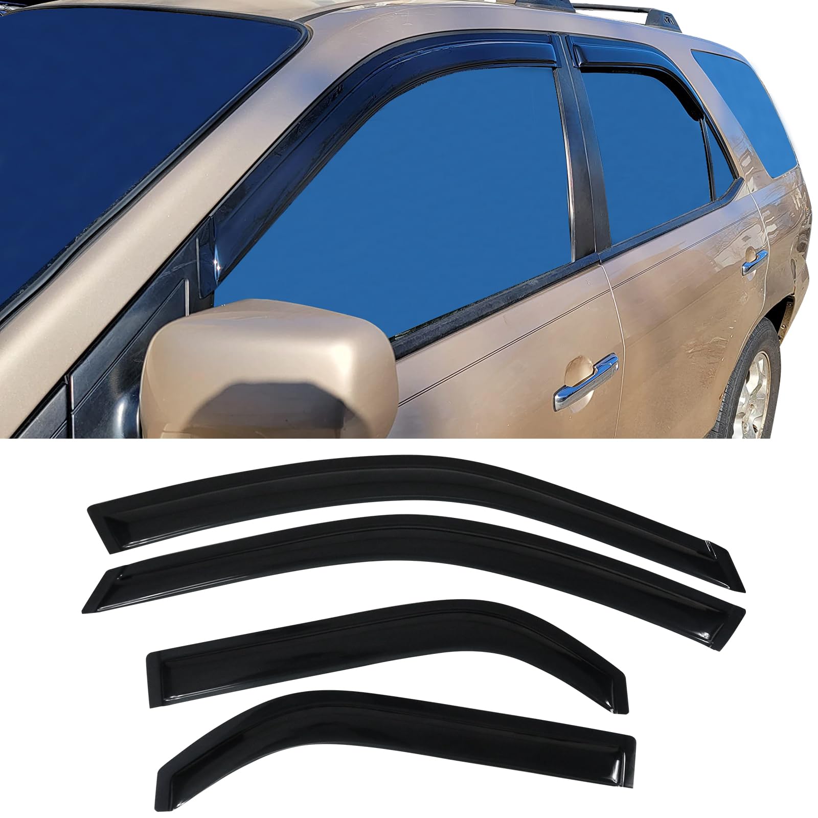 Amazon.com: Window Visor Compatible with 2001-2006 Acura MDX